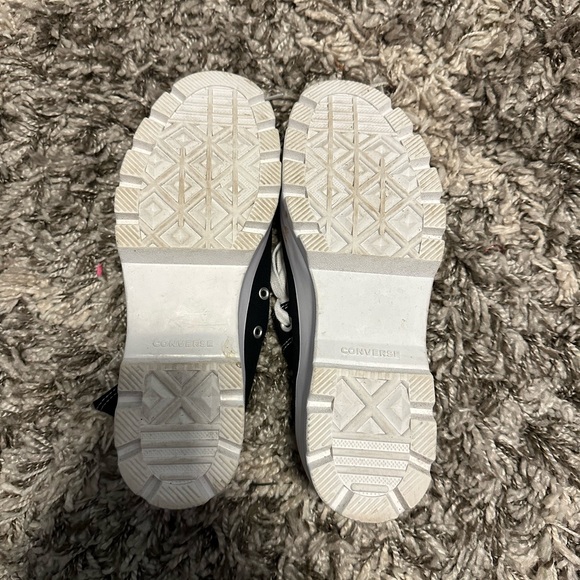 Barely worn platform black converse - Picture 6 of 6